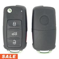 Volkswagen 4 Button Replacement Shell For Nbg010206T / Nbg010180T Key