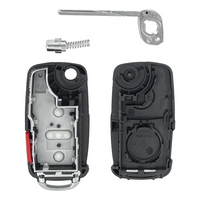 Volkswagen 4 Button Replacement Shell For Nbg010206T / Nbg010180T Key