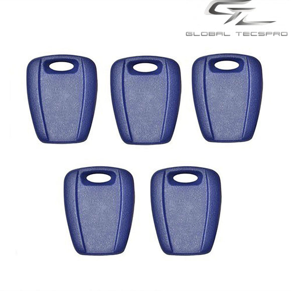 Gtl Fiat Blue Style Multi Function Key Head (5 Pack) Shell