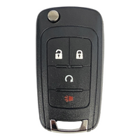 Buick Chevrolet GM 4 Button Flip Key Shell For AVL B01T1AC KR55WK50073 | Aftermarket Flip Key