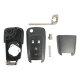 Buick Chevrolet GM 4 Button Flip Key Shell For AVL-B01T1AC KR55WK50073 | Aftermarket