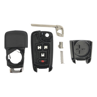 Buick Chevrolet GM 4 Button Flip Key Shell For AVL B01T1AC KR55WK50073 | Aftermarket Flip Key