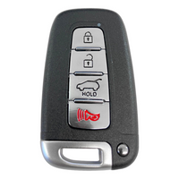 Hyundai Kia 4 Button Hatch Replacement Shell w/ HY22 | Aftermarket Key Shell