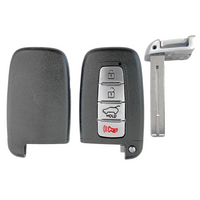 Hyundai Kia 4 Button Hatch Replacement Shell w/ HY22 | Aftermarket Key Shell