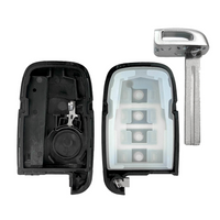 Hyundai Kia 4 Button Hatch Replacement Shell w/ HY22 | Aftermarket Key Shell