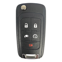 Chevrolet Volt 5 Button Flip Key Shell Replacement For P409MK74946931 | Aftermarket Flip Key