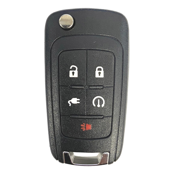 Chevrolet Volt 5 Button Flip Key Shell Replacement For P409MK74946931 | Aftermarket
