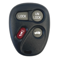 GM 4 Button Keyless Remote Shell For KOBLEAR1XT KOBUT1BT | Aftermarket Key Shell