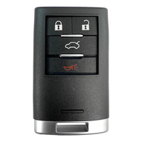 Cadillac 4 Button Smart Key Replacement Shell For M3N5WY7777A | Aftermarket Key Shell