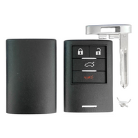 Cadillac 4 Button Smart Key Replacement Shell For M3N5WY7777A | Aftermarket Key Shell