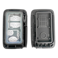 Lonsdor Toyota 4 Button Smart Key Shell Replacement For LT20 01 (Silver) Key Shell