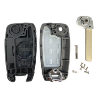 Hyundai 3 Button Flip Key Replacement Shell | Aftermarket Key Shell