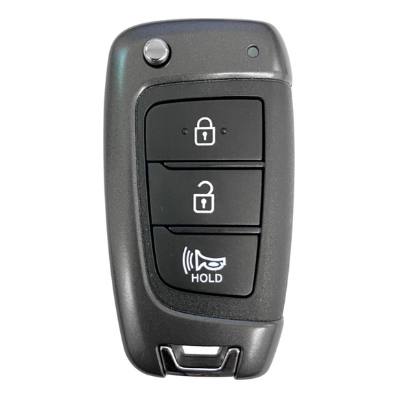 Hyundai 3 Button Flip Key Replacement Shell | Aftermarket Key Shell