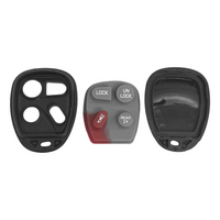 GM 4 Button Keyless Remote Shell w/ Rear For KOBLEAR1XT KOBUT1BT | Aftermarket Key Shell
