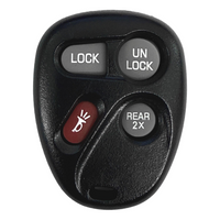 GM 4 Button Keyless Remote Shell w/ Rear For KOBLEAR1XT KOBUT1BT | Aftermarket Key Shell