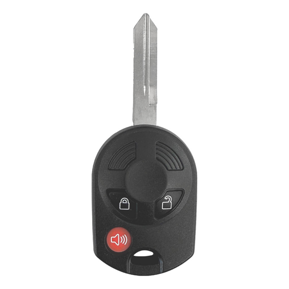 Ford 3 Button Remote Head Key Shell Replacement For OUCD6000022 (3 Part Shell) | Aftermarket Key Shell