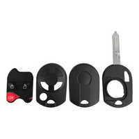 Ford 3 Button Remote Head Key Shell Replacement For OUCD6000022 (3 Part Shell) | Aftermarket Key Shell
