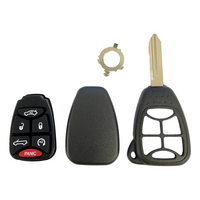 Chrysler 200 Sebring 6 Button Remote Head Key Shell 2007 2014 For OHT692427AA | Aftermarket Key Shell
