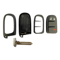 Dodge RAM Jeep 3 Button Replacement Shell 2011 2024 For GQ4 54T | Aftermarket Key Shell