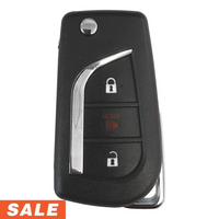 Toyota 3 Button Replacement Shell For GQ4 73T / MOZB97TZ | Aftermarket Key Shell