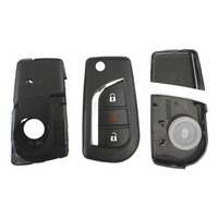 Toyota 3 Button Replacement Shell For GQ4 73T / MOZB97TZ | Aftermarket Key Shell