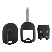 Ford Lincoln 4 Button Remote Head Key Shell Replacement for CWTWB1U793 (2 Parts) | Aftermarket Key Shell