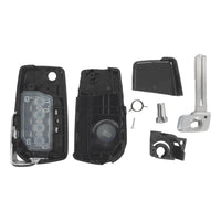 Toyota 4 Button Flip Key Replacement Shell For HYQ14BFB / HYQ12BGF | Aftermarket