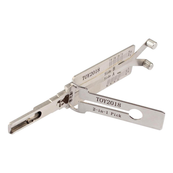 Original Lishi 2-In-1 Pick And Decoder Toy2018 Lock