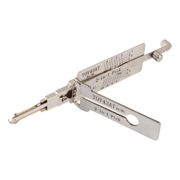 Original Lishi 2-In-1 Pick And Decoder Toy43At Door/Trunk Lock