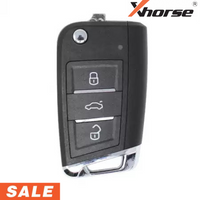Xhorse Universal Volkswagen Style Super 3 Button Flip Key