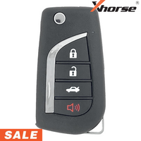 Xhorse Universal Toyota Style Wired 4 Button Flip Key