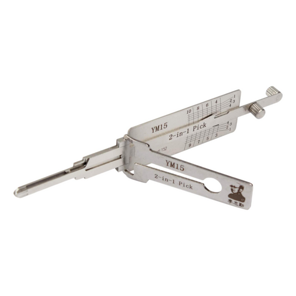 Original Lishi 2-In-1 Pick And Decoder Ym15 Lock