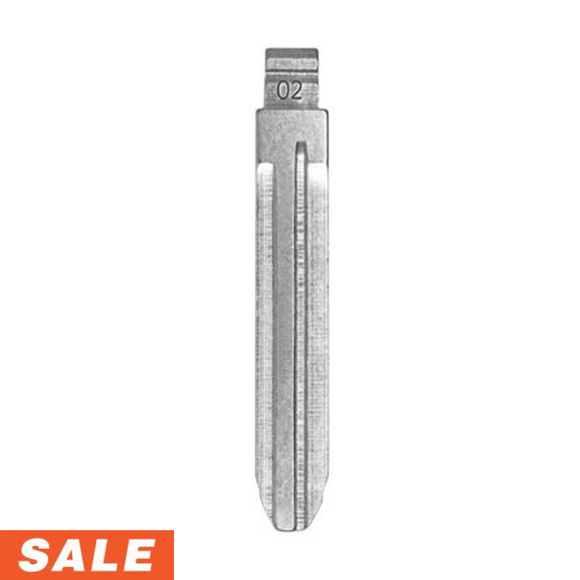 Toyota TOY43 #02 Flip Key Blade Replacement For Xhorse KEYDIY | Aftermarket Key Blade