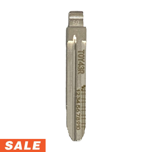 Toyota TOY43R #69 Flip Blade For Xhorse KEYDIY Remotes | Aftermarket Key Blade