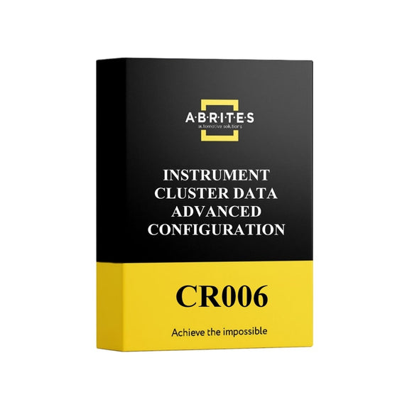 Instrument Cluster Data Advanced Configuration Subscription