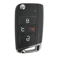 Volkswagen 2018-2022 OEM 4 Button Flip KESSY Key and/or Cylinder Lock Package | New One Key with New Blade Ignition