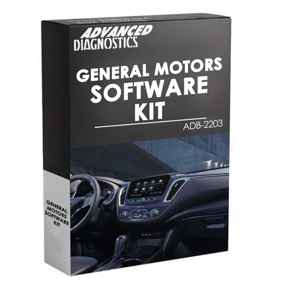 Advanced Diagnostics Smart Pro Software - ADB2203 GENERAL MOTORS SOFTWARE KIT (D752016AD)
