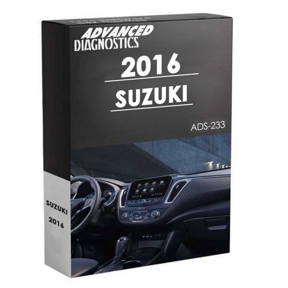 Advanced Diagnostics Smart Pro Software ADS 233 SUZUKI 2016 (D746567AD) Software