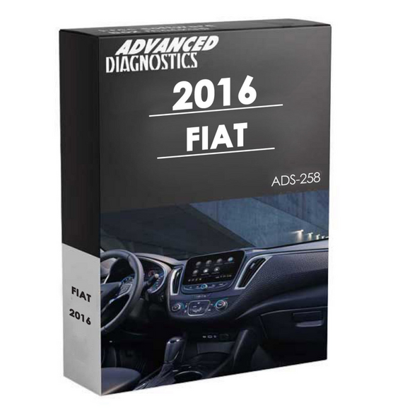 Advanced Diagnostics Smart Pro Software ADS 258 FIAT 2016 (D748071AD) Software