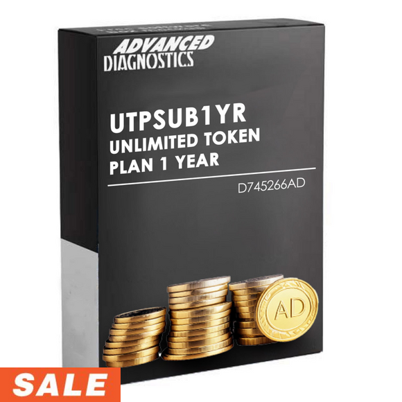 Advanced Diagnostics Smart Pro Software 1 Year Unlimited Token Plan UTPSUB1YR (D745266AD) Software