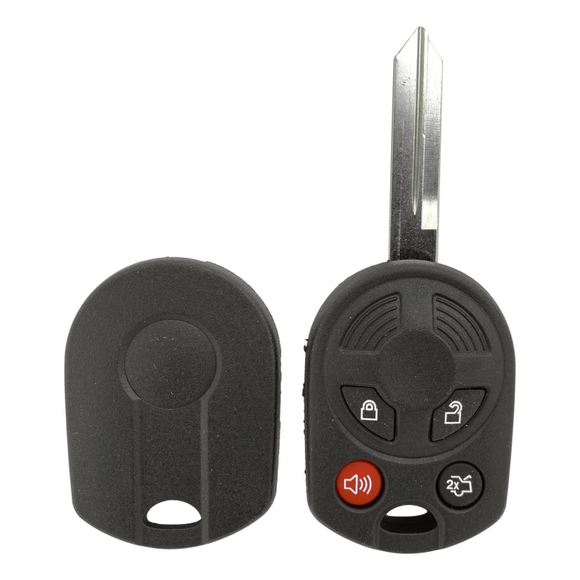 Ford Lincoln Mercury 4 Button Key Shell For Oucd6000022 (2 Part Shell)
