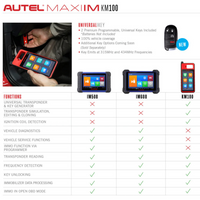 Autel IM508 vs IM608 vs KM100 (P1047-KM100-AUT)
