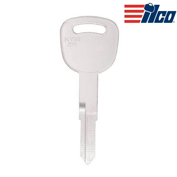 Ilco Kymco KYM2 SI Steel Blank Key Metal Key