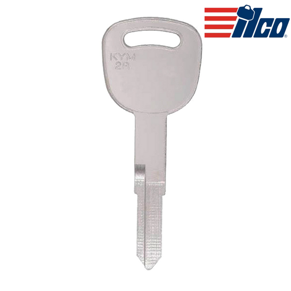 Ilco Kymco KYM2R SI Steel Blank Key Metal Key