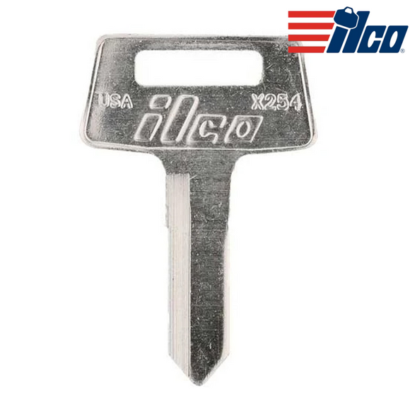 Ilco Kawasaki ATV X254 Blank Key Metal Key