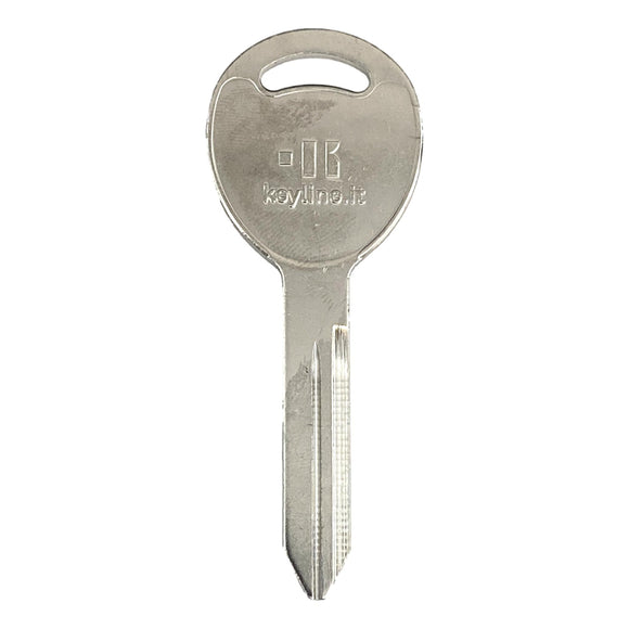 Keyline Chrysler 8 Cut Round Head Y159 P1795 Metal Key