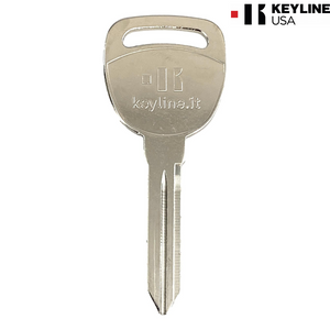 Ten Cut Key Keyline GM Double Sided Large Head 10 Cut B91