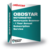 OBDSTAR MOTOMASTER Motorcycle Scanner - 1 Year Annual Subscription Service