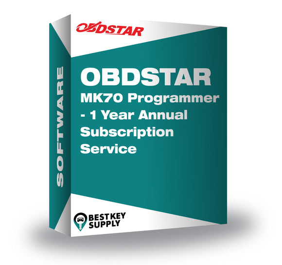 OBDSTAR MK70 Programmer - 1 Year Annual Subscription Service