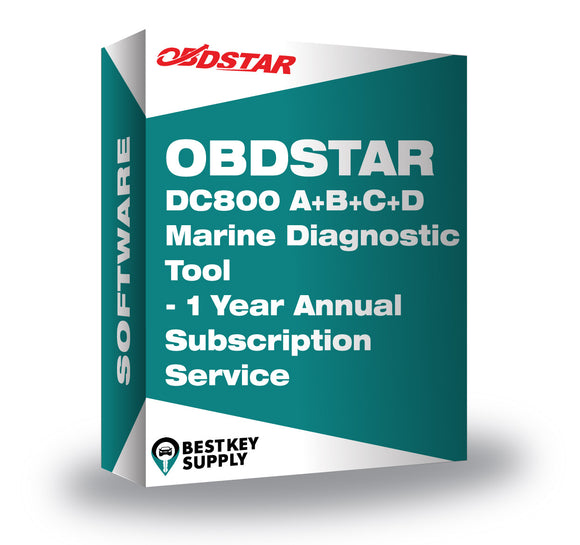 OBDSTAR DC800 A+B+C+D Marine Diagnostic Tool - 1 Year Annual Subscription Service